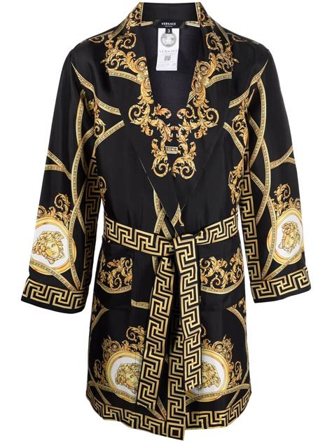 silk versace robe women|farfetch versace robes.